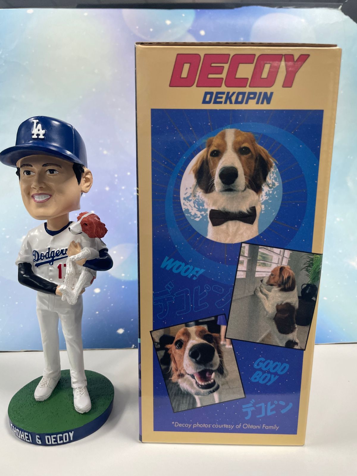 超良個体！ ノーマル ボブルヘッド 大谷翔平＆デコピン