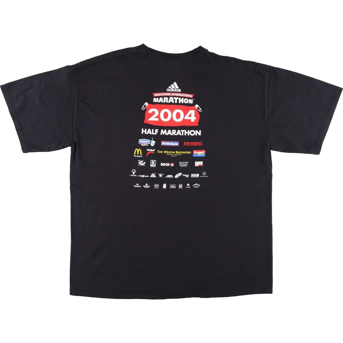 古着 00年代 アディダス adidas スポーツプリントTシャツ メンズXL/eaa438505