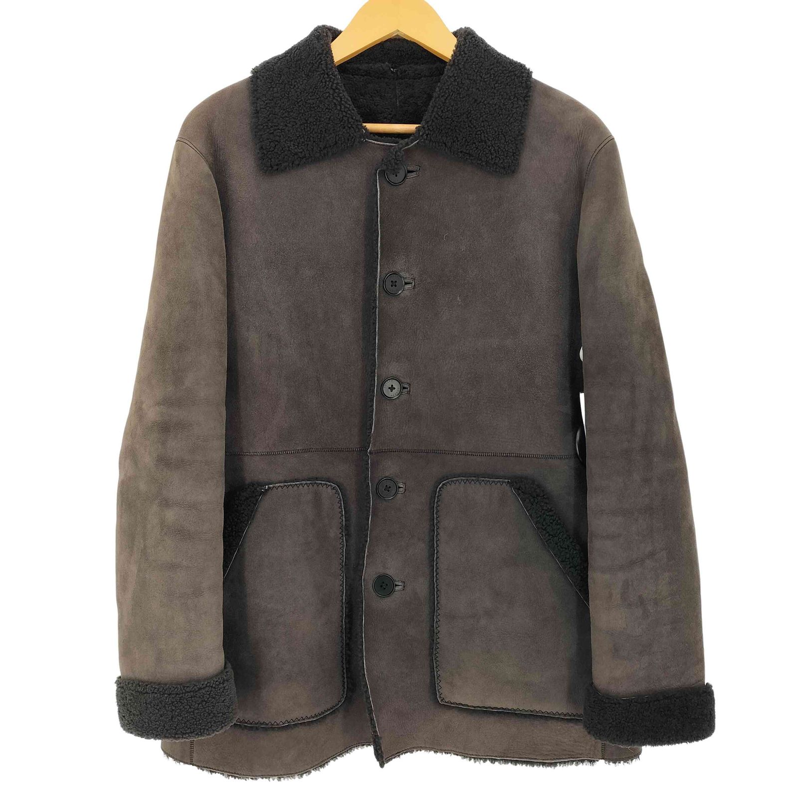 ジョゼフオム JOSEPH HOMME 羊革 ボア ムートンジャケット　50 ジョゼフオム JOSEPH HOMME 羊革 ボア ムートンジャケット メンズ 46