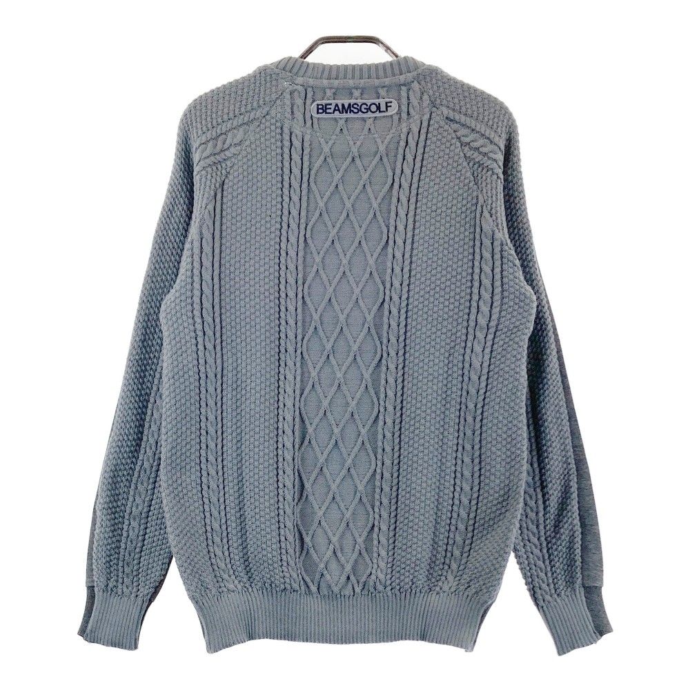 リュちん BEAMS GOLFダイヤキルト プルオーバーLゴルフウェア リュ