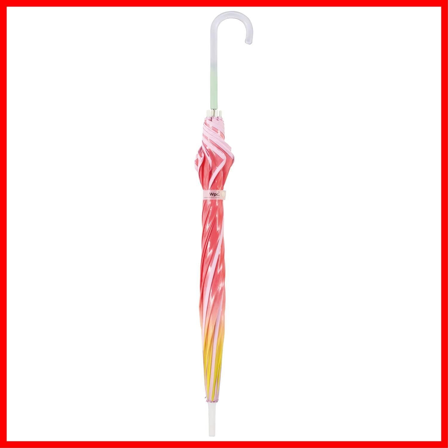 チューリップアンブレラ ピンク 長傘 レディース ビニール傘 フォトジェニック 映え 花 雨傘 ドーム型 丈夫 おしゃれ Wpc. 女性 PT-TU 01-001