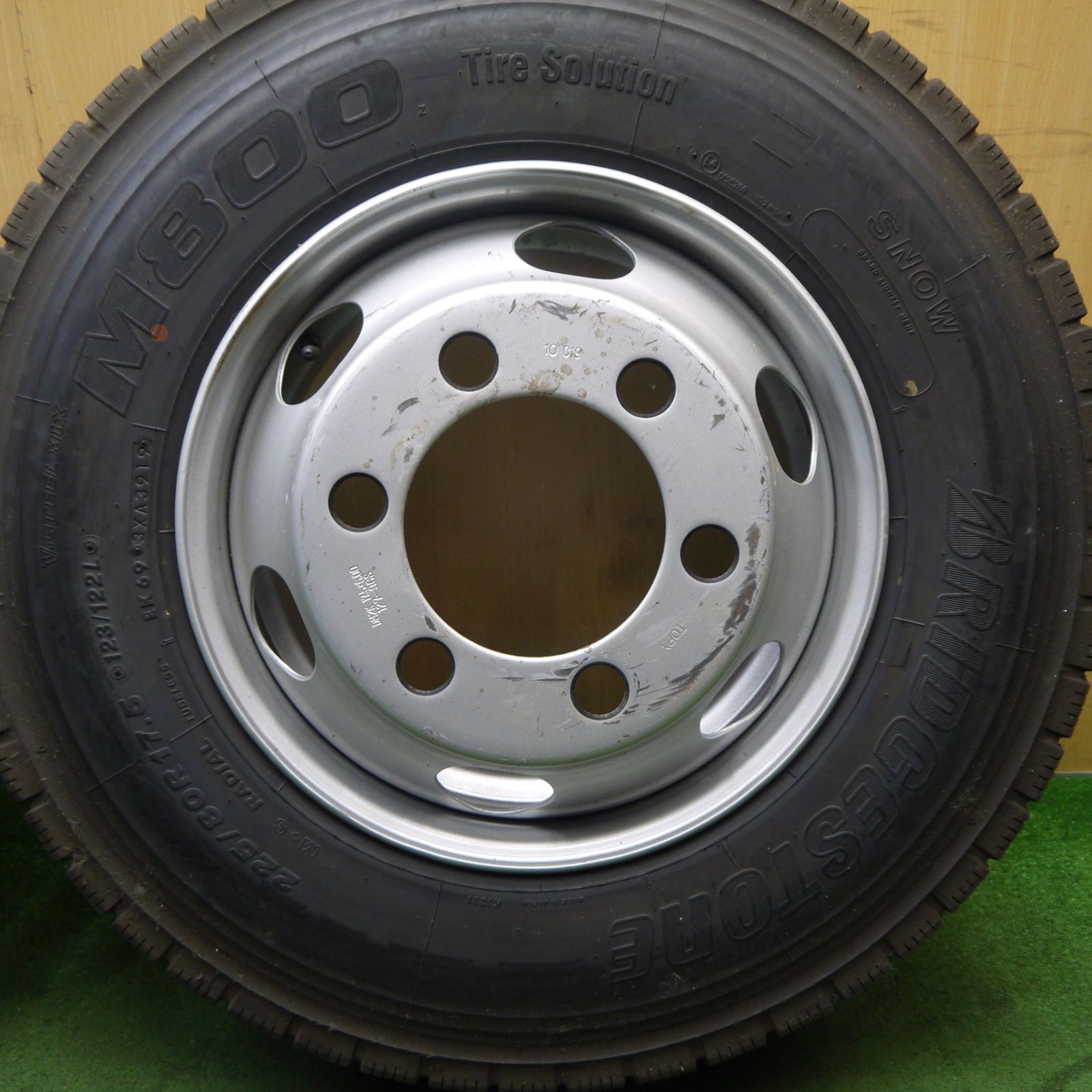 2本 トラック 225 80R17.5 123 122L ブリヂストン M800 TOPY スチール ミックス オールシーズン 17.5インチ 127-9CS PCD222.25 6H 5091902Hノ FFCRYSTALESIA_COM