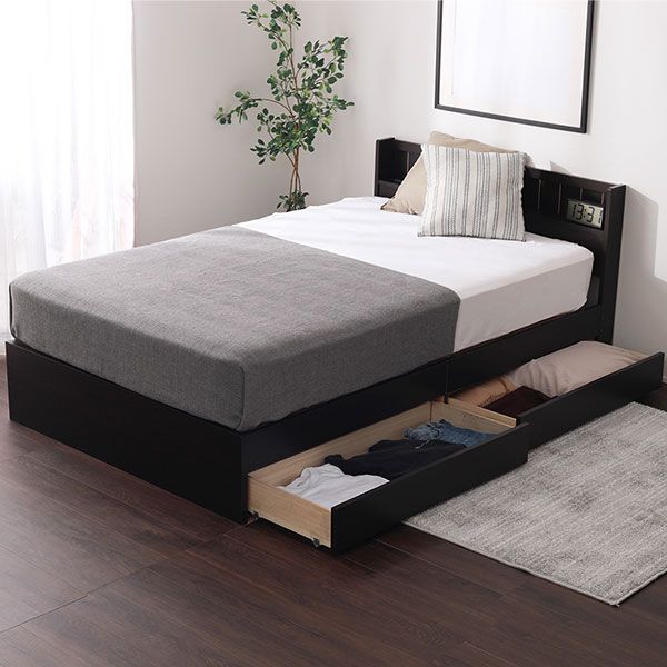 ベッドフレームのみ 宮付き