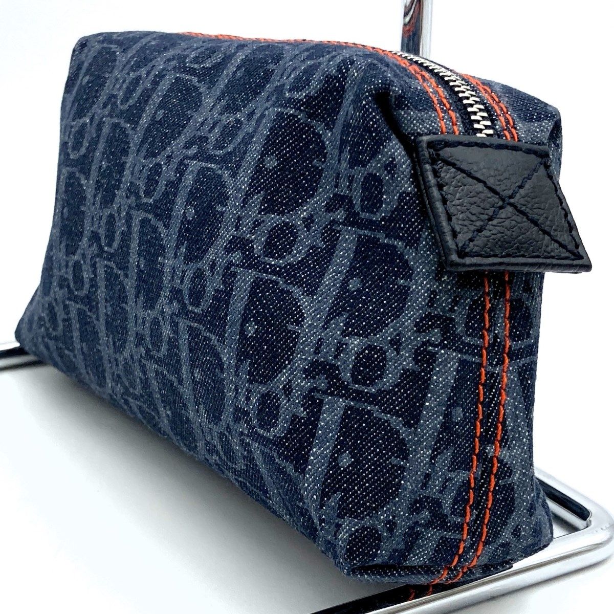 美品 Christian Dior クリスチャンディオール トロッター ポーチ