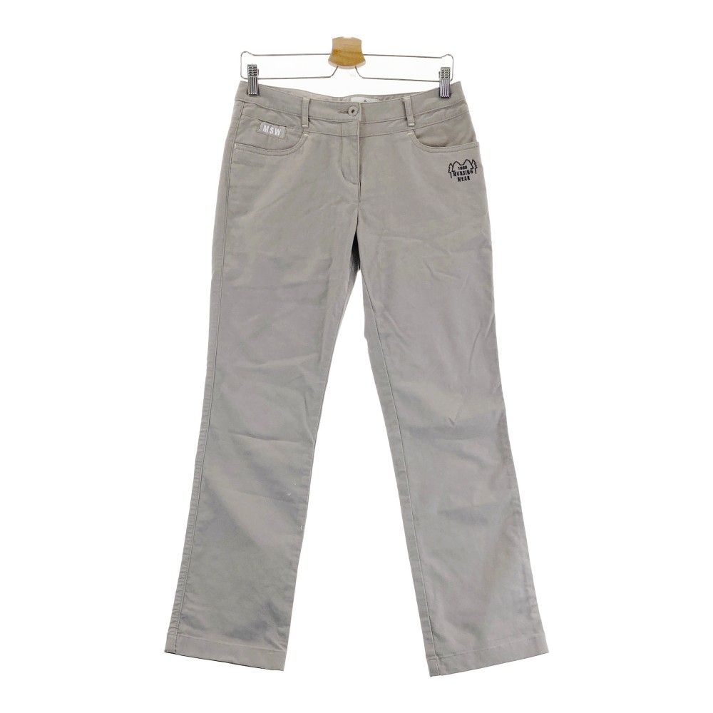 新品　マンシングウェア　ゴルフ　レディース　ストレート　パンツ　グレー　11号 サイズ：11 MUNSING WEAR マンシングウェア ストレッチパンツ