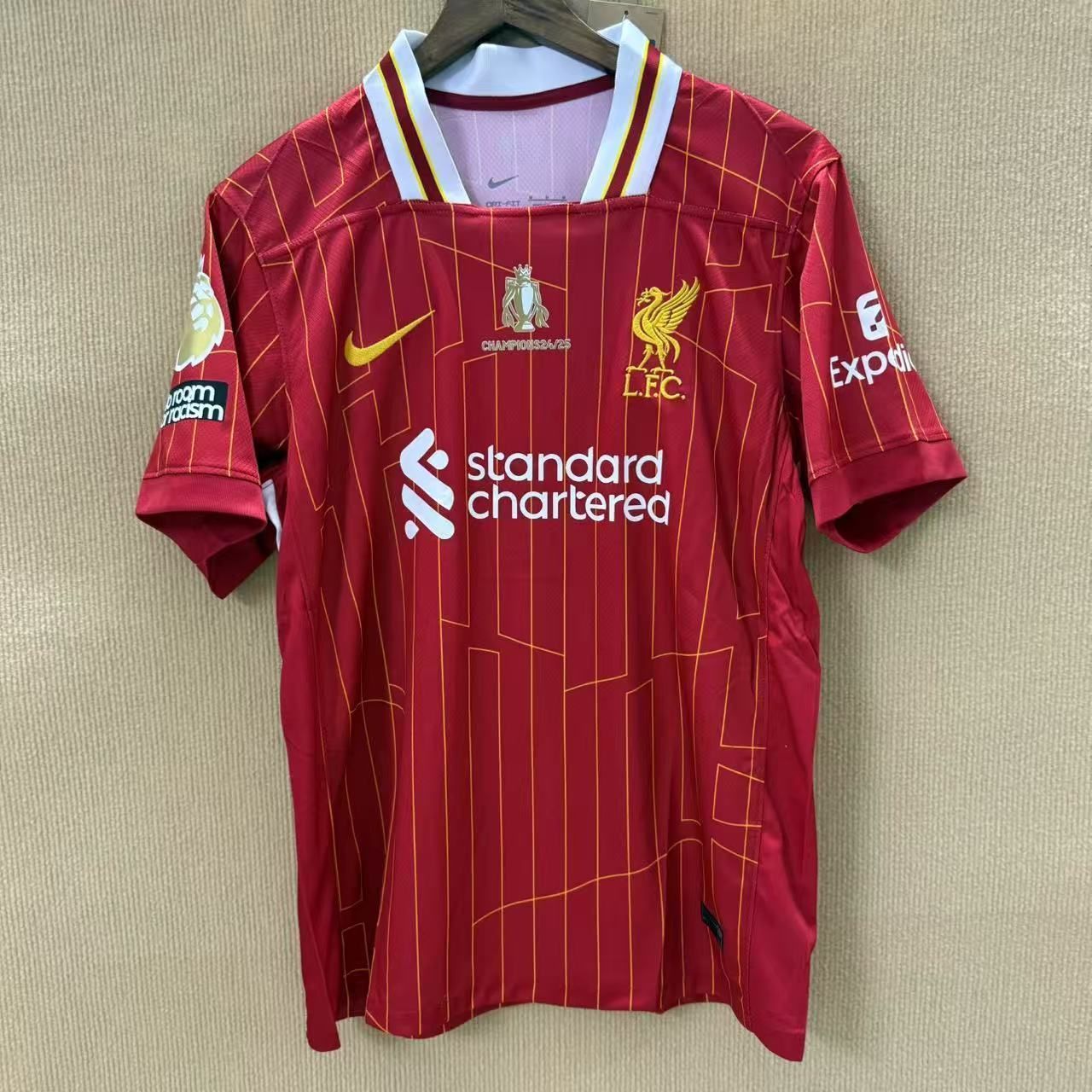 リヴァプール 2025/26 ユニフォーム　サラー　チャンピオンパッチ リヴァプール 2025/26 ユニフォーム サラー チャンピオンパッチ リ