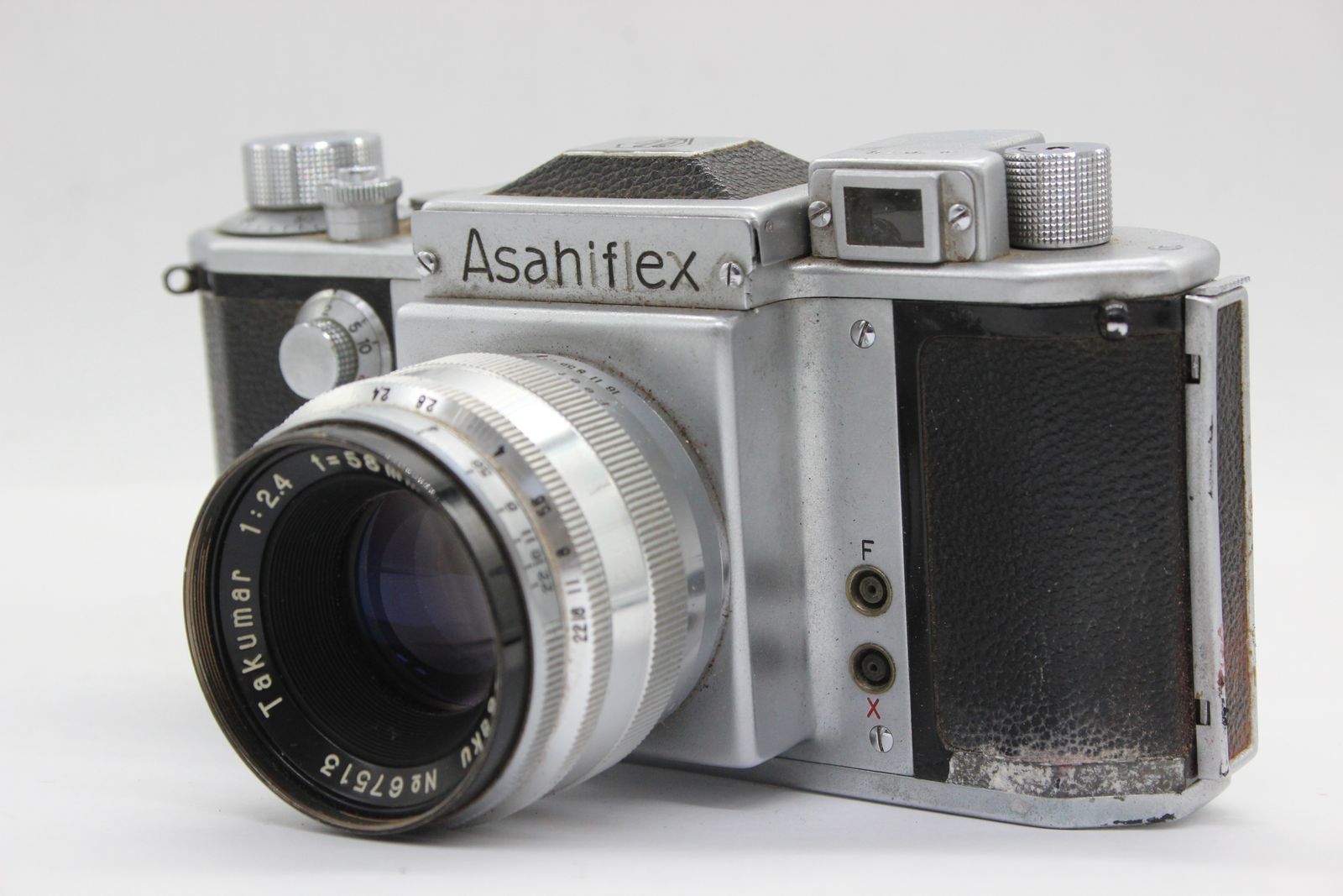 訳あり品】 ペンタックス Pentax Asahiflex Takumar 58mm F2.4 プリセット絞り ボディ レンズセット s5949 -  メルカリ