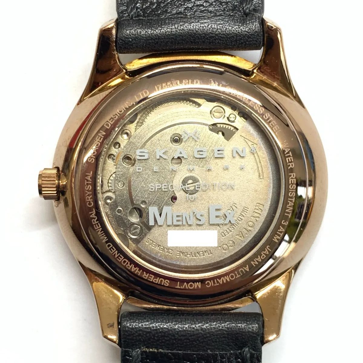 R7-2527 中古品 スカーゲン J755XLRLD DENMARK 限定777本 自動巻き 