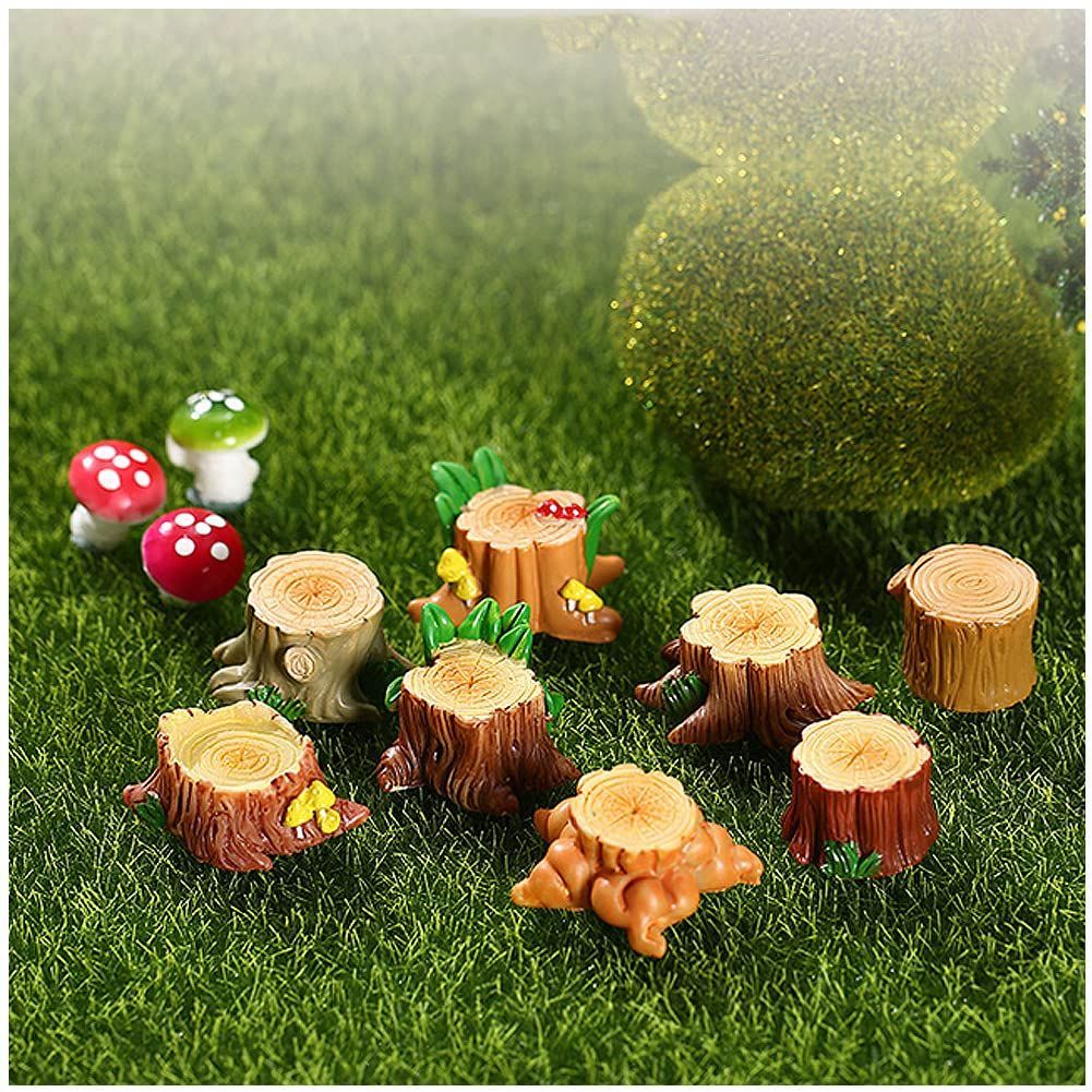 新着商品】Botocoo 苔テラリウムミニチュア 切り株妖精ガーデン