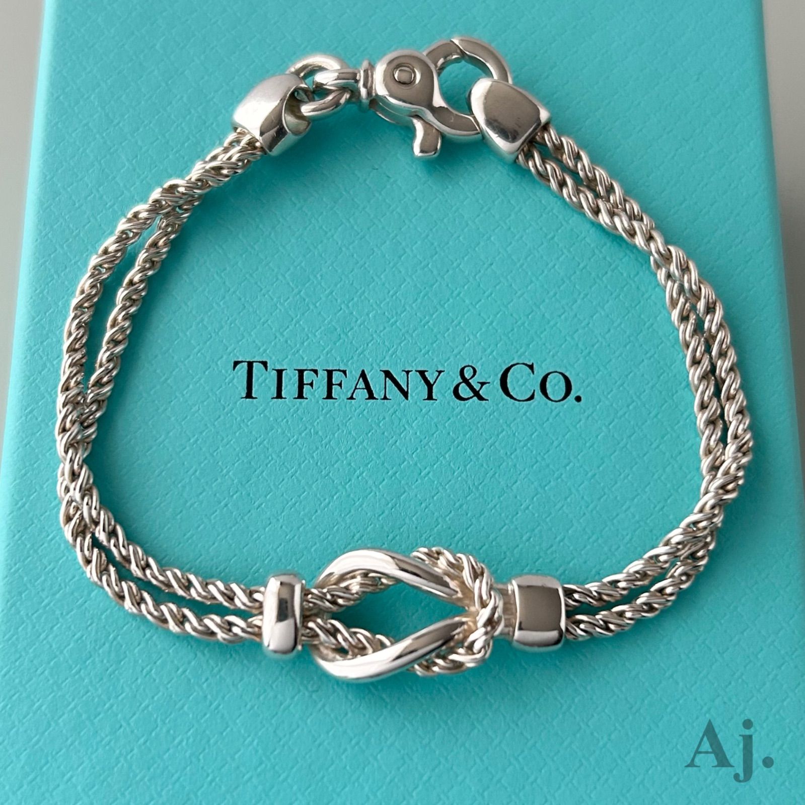 ティファニー ブレスレット ノット ダブルロープ AG925 ヴィンテージ TIFFANY - メルカリ