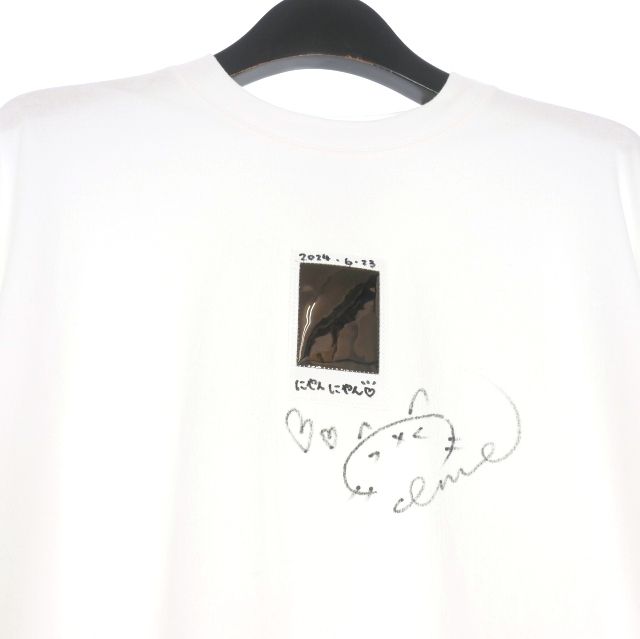 ダブレット doublet 25SS CHEKI RAINBOW-FILM T-SHIRT オーバーサイズ