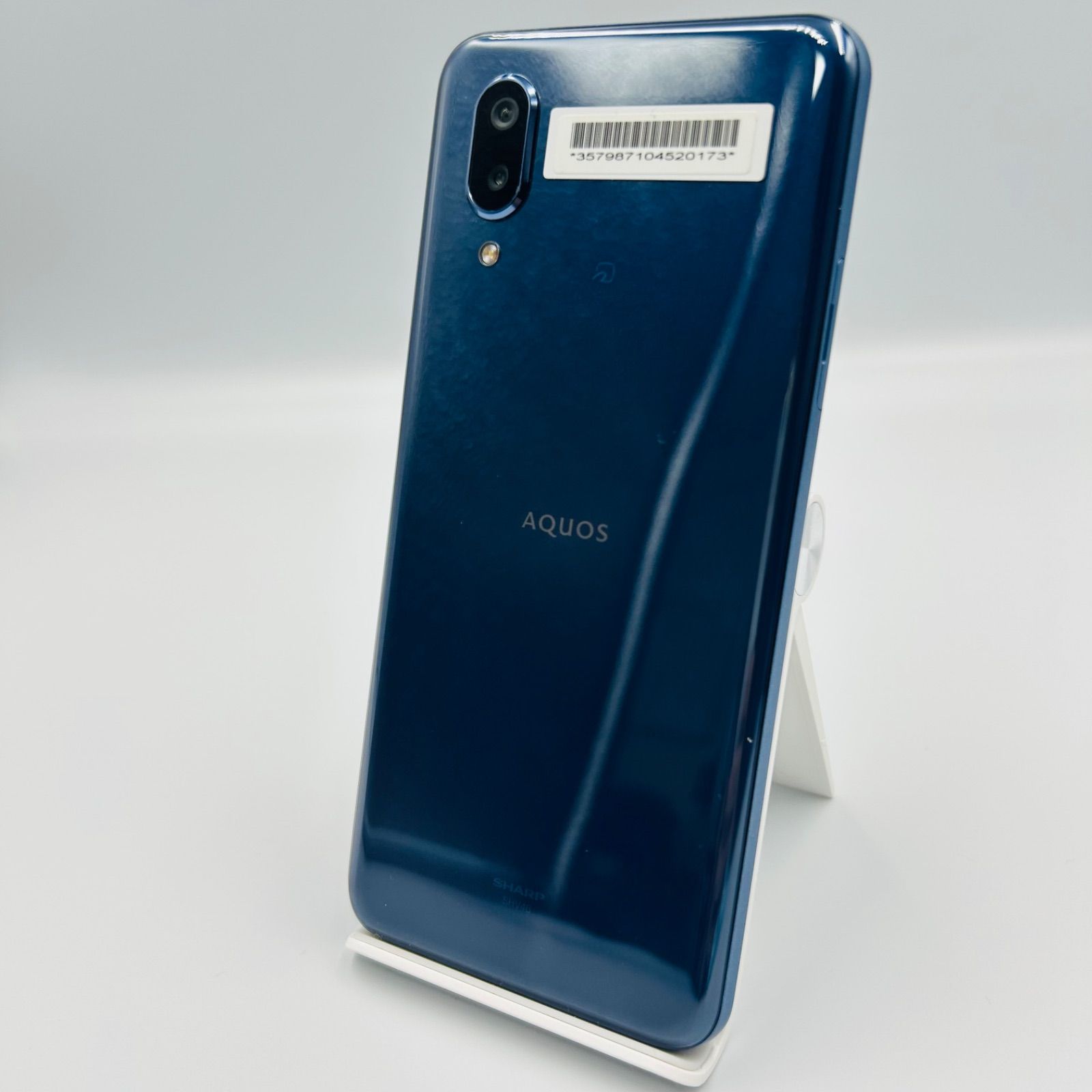 シャープ アクオススマホ SHV46 ネイビー 64GB 通電動作OK初期化済み シャープ アクオススマホ SHV46 ネイビー 64GB 通電動作OK初期化済み