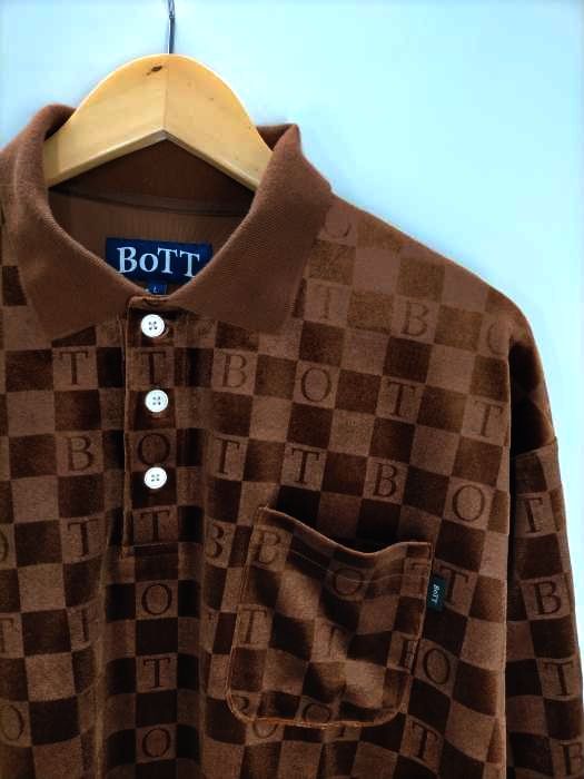 ボット BOTT 22AW CHECKERBOARD VELOUR POLO メンズ JPN：L - メルカリ