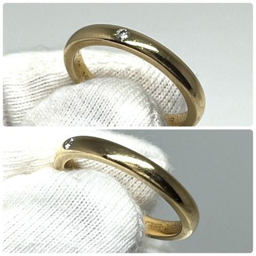 Tiffany&Co. ティファニー スタッキング バンド リング 60016273 750YG  