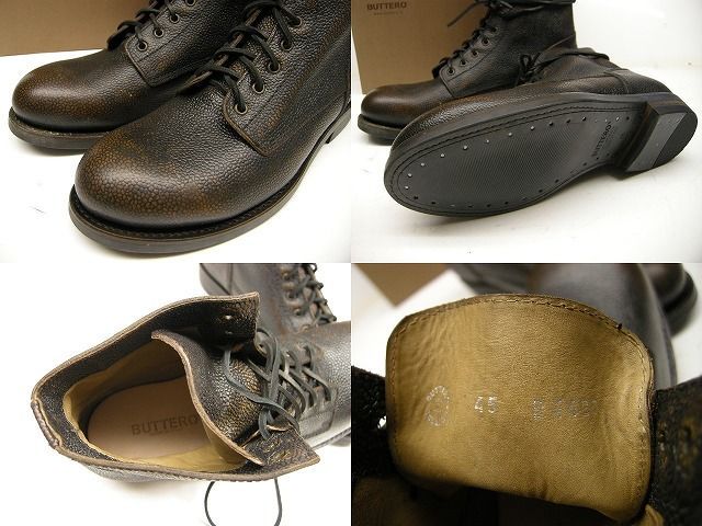 【セール爆買い】サイズ45(28.5-29cm)新品BUTTEROレースアップブーツB4420 靴
