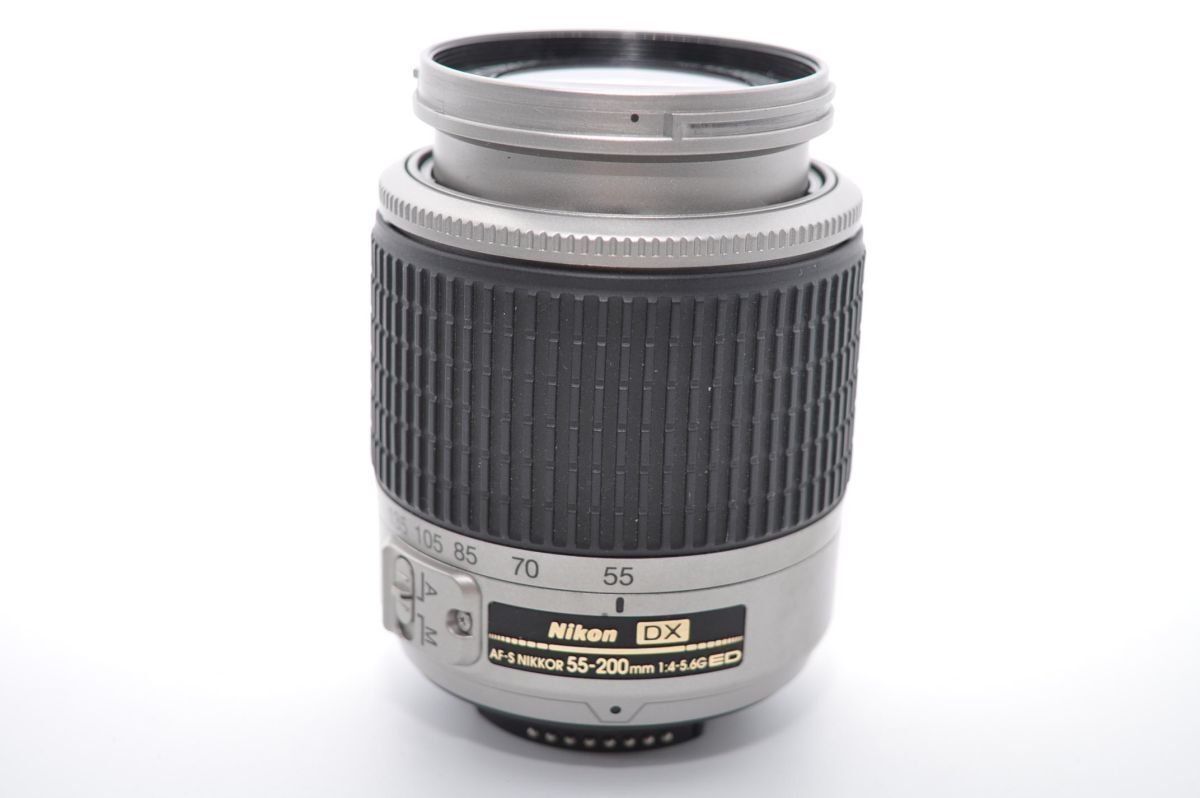 Nikon AF-S DX ズームニッコール ED 55-200mm F4-5.6G シルバー  