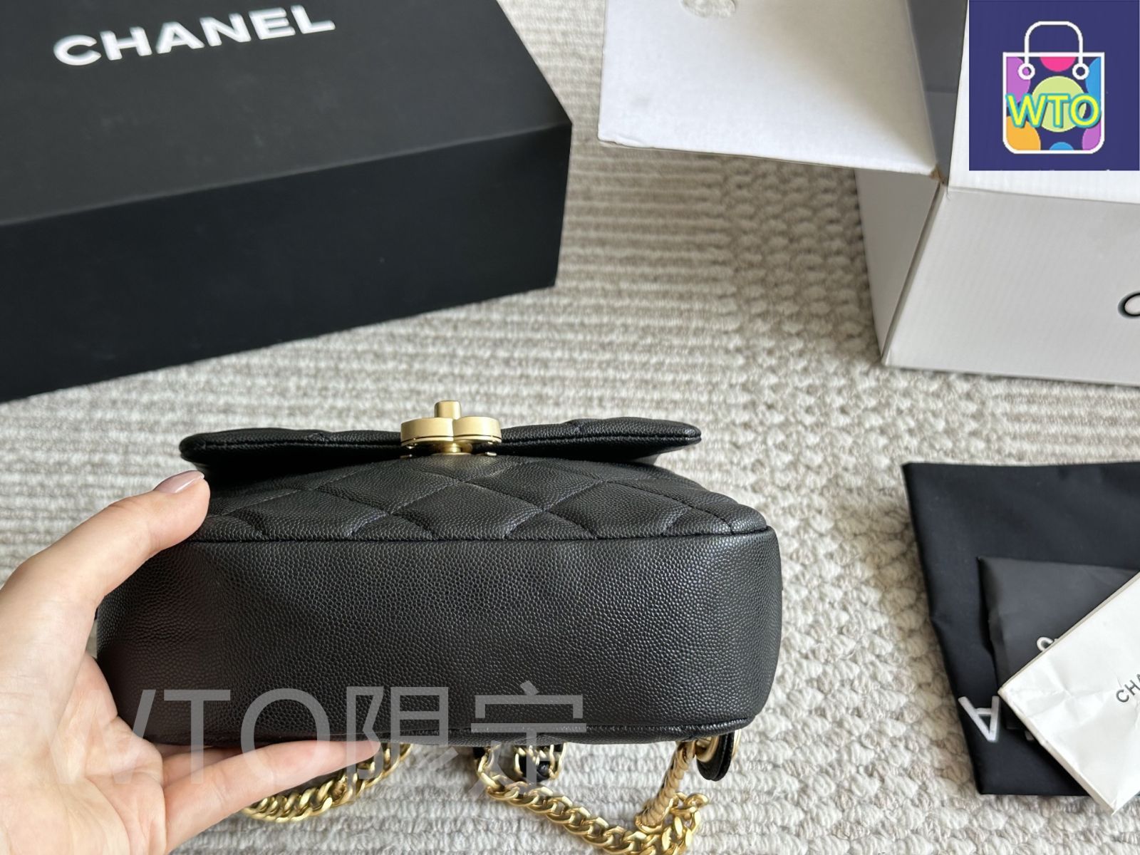★完売必至★大人気♠SoBlack【CHANEL】ミニ バックパック CHANEL22 ミニ ブラック**-** - メルカリ