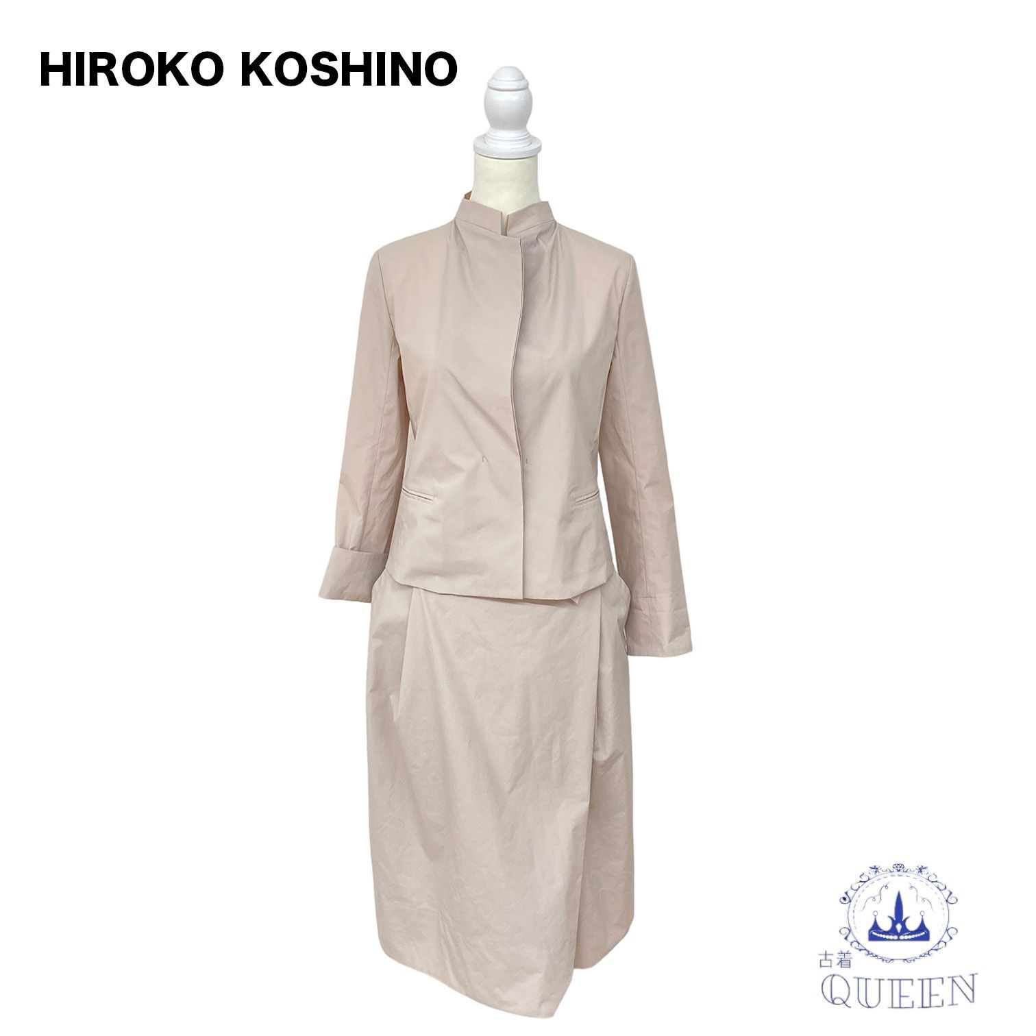 値下げHIROKO KOSHINO ベージュ スーツ Lサイズ 値下げHIROKO KOSHINO ベージュ スーツ Lサイズ