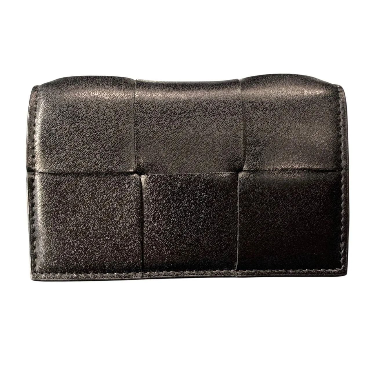 ♪3400 BOTTEGA VENETA ボッテガヴェネタ イントレチャート カードケース カセットカード ホルダー