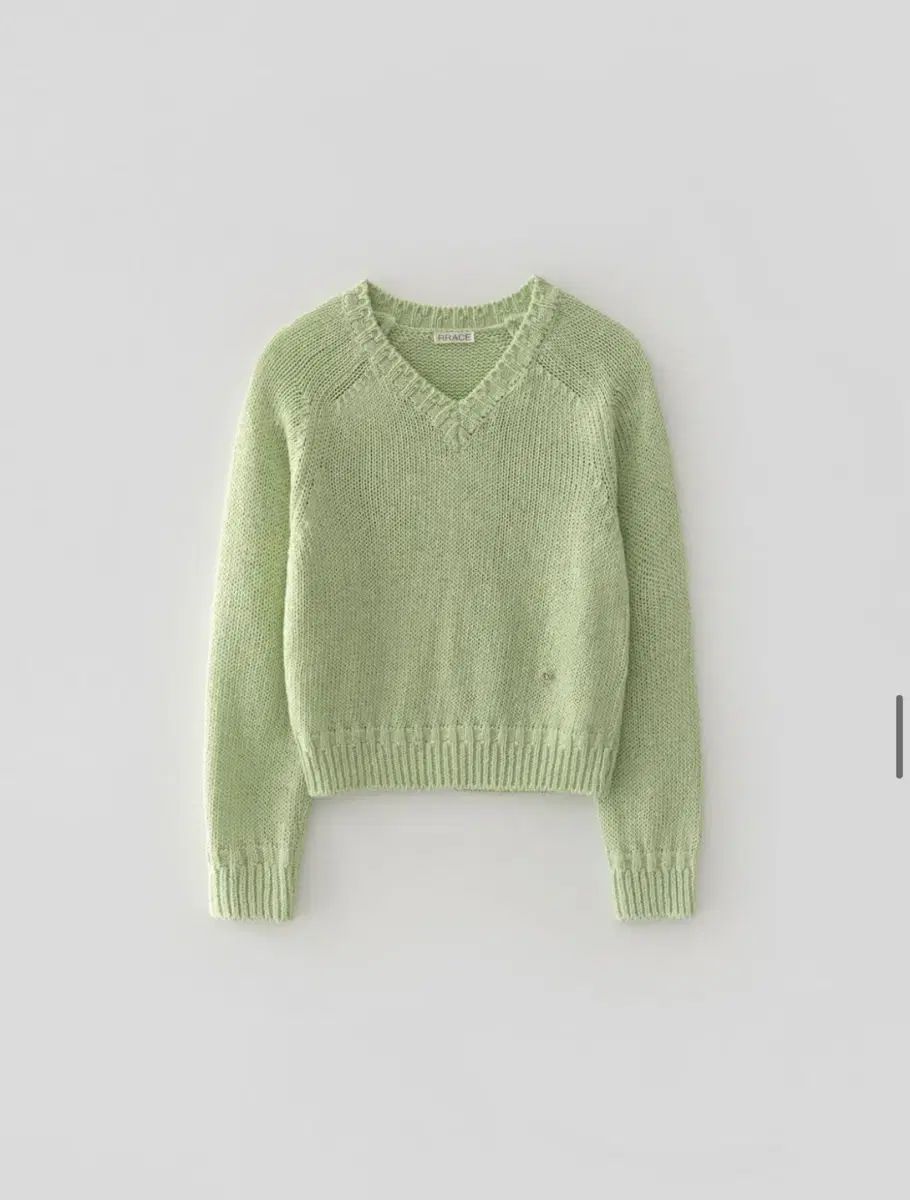 rrace pure v neck knit mint ピュア Vネック ニット