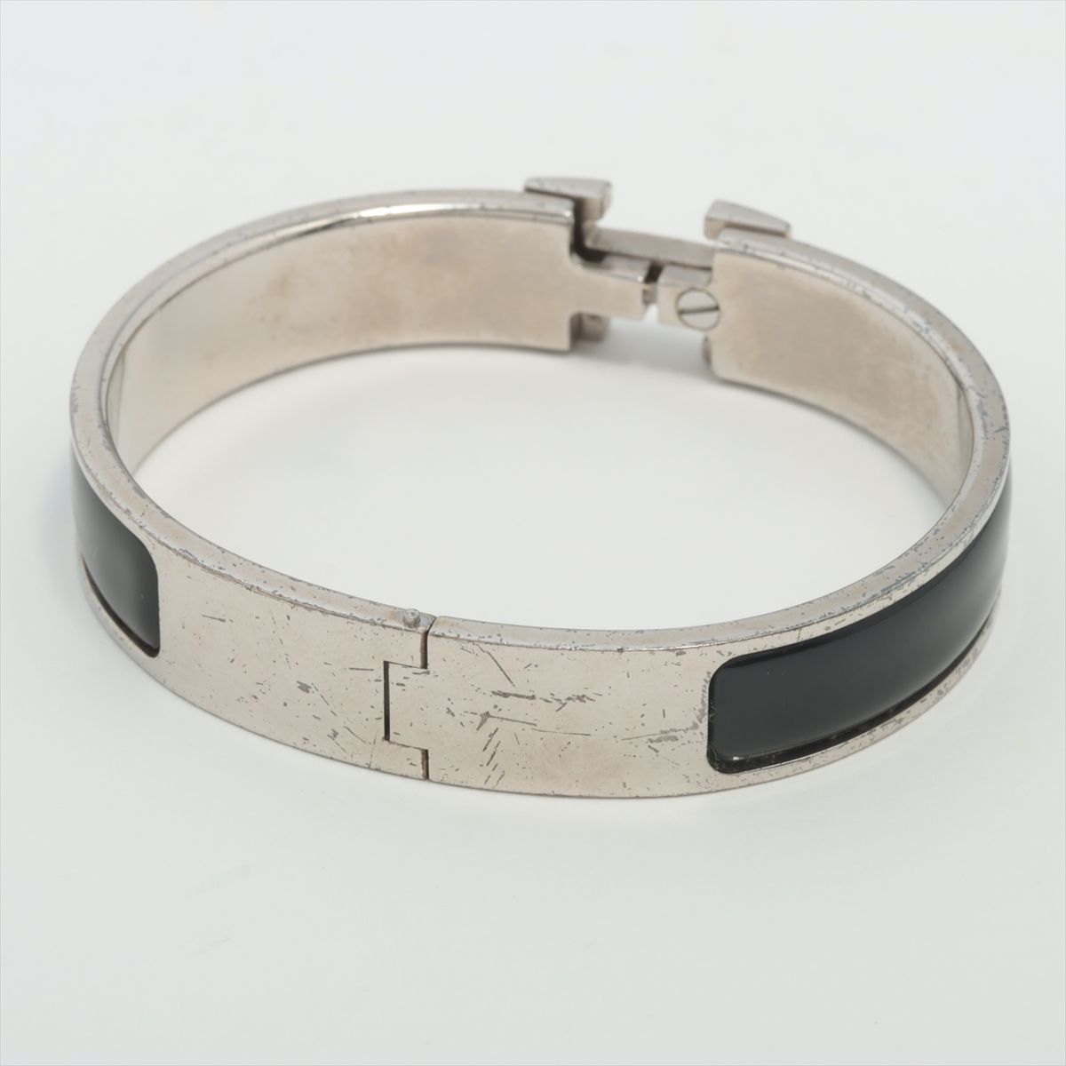 エルメス Hバングル クリッククラックPM バングル エナメル×メタル