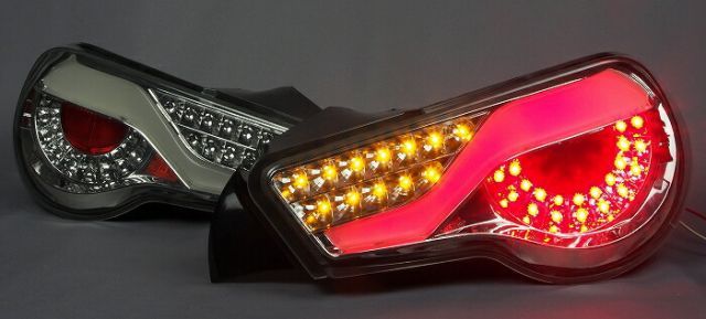 【NEW！】フルLEDテールランプトヨタ　86専用　ZN6 クローム　SHARK/コーリン/COLIN　（TO3-702）