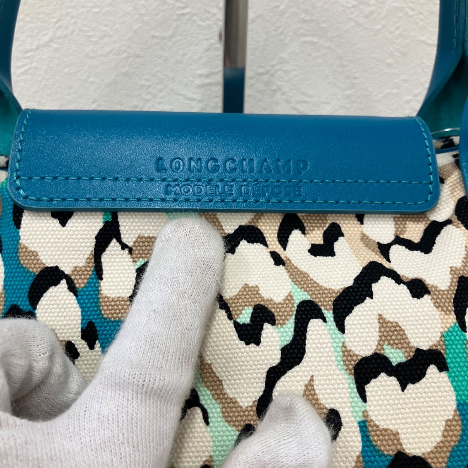 LONGCHAMP JAL 限定　コラボ　イルオーパンテール レオパード　美品 4795 LONGCHAMP ロンシャン JAL機内販売限定 イルオーパンテール プリ