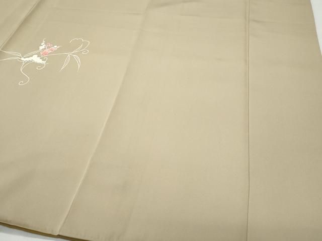 平和屋着物○訪問着 刺繍 花唐草文 金糸 正絹 逸品 CAAY3021vf - メルカリ