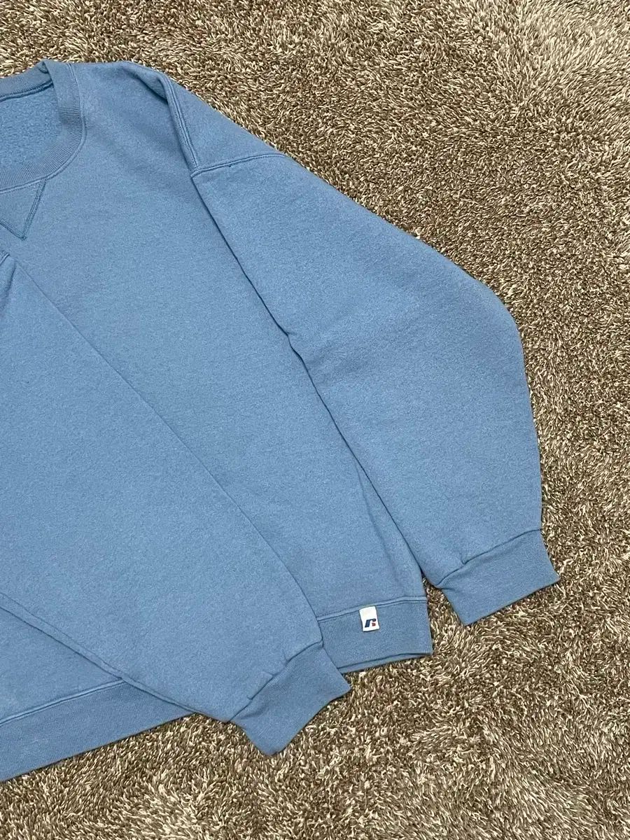 00s ヴィンテージ ラッセル スウェットシャツ 青