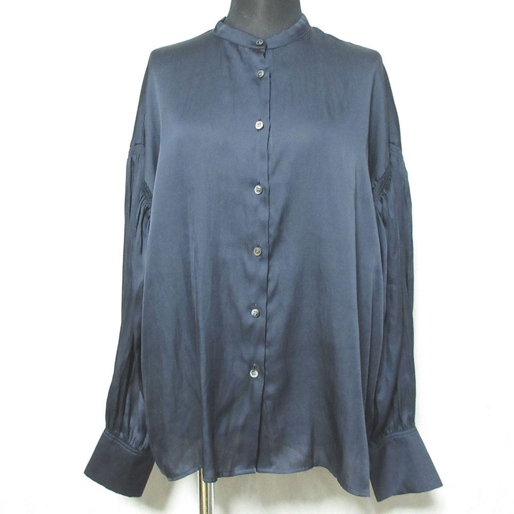 イエナ IENA リバティLIBERTY 2WAYブラウスライラック花柄