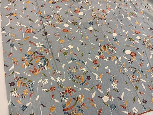 平和屋着物□上質な小紋 草花文 正絹 逸品 BAAV0945mz - メルカリ