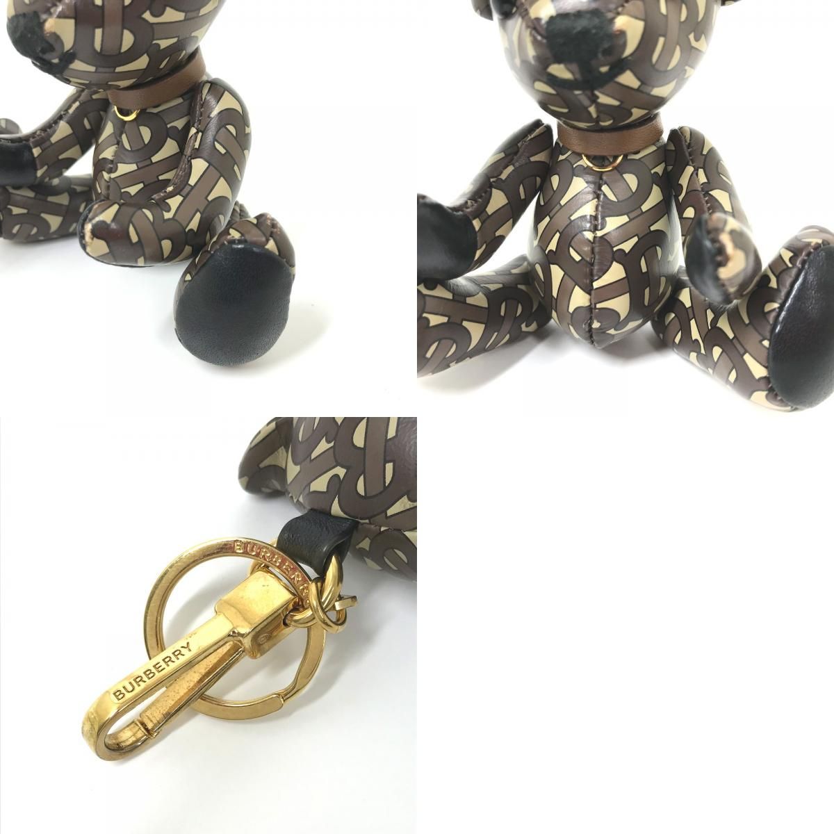 BURBERRY バーバリー キーホルダー TB トーマスベア レザー - メルカリ