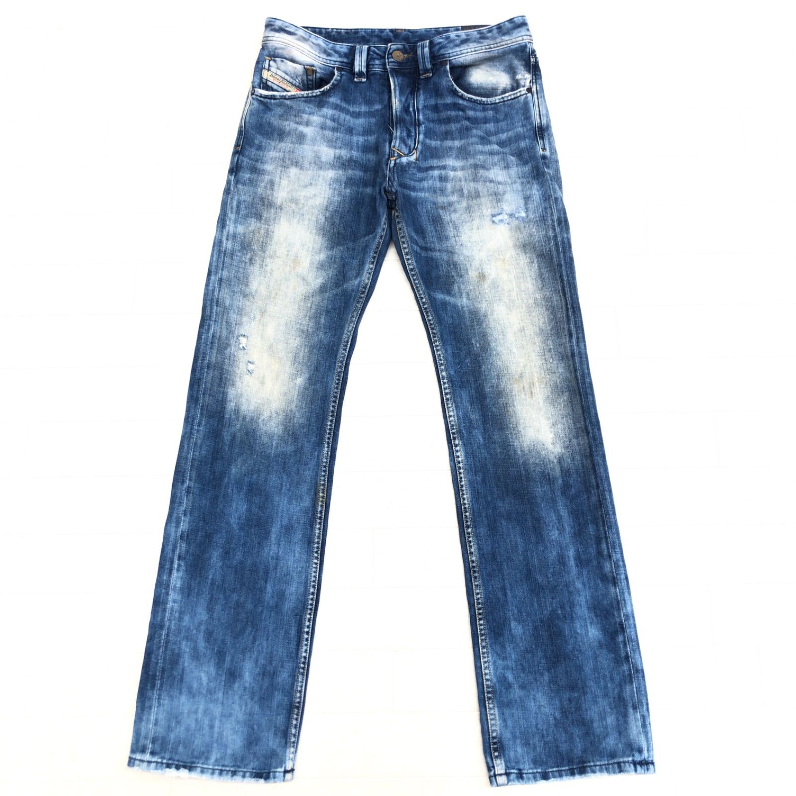 伊製 DIESEL ディーゼル LARKEE USED加工 ブレイブマン ストレート 