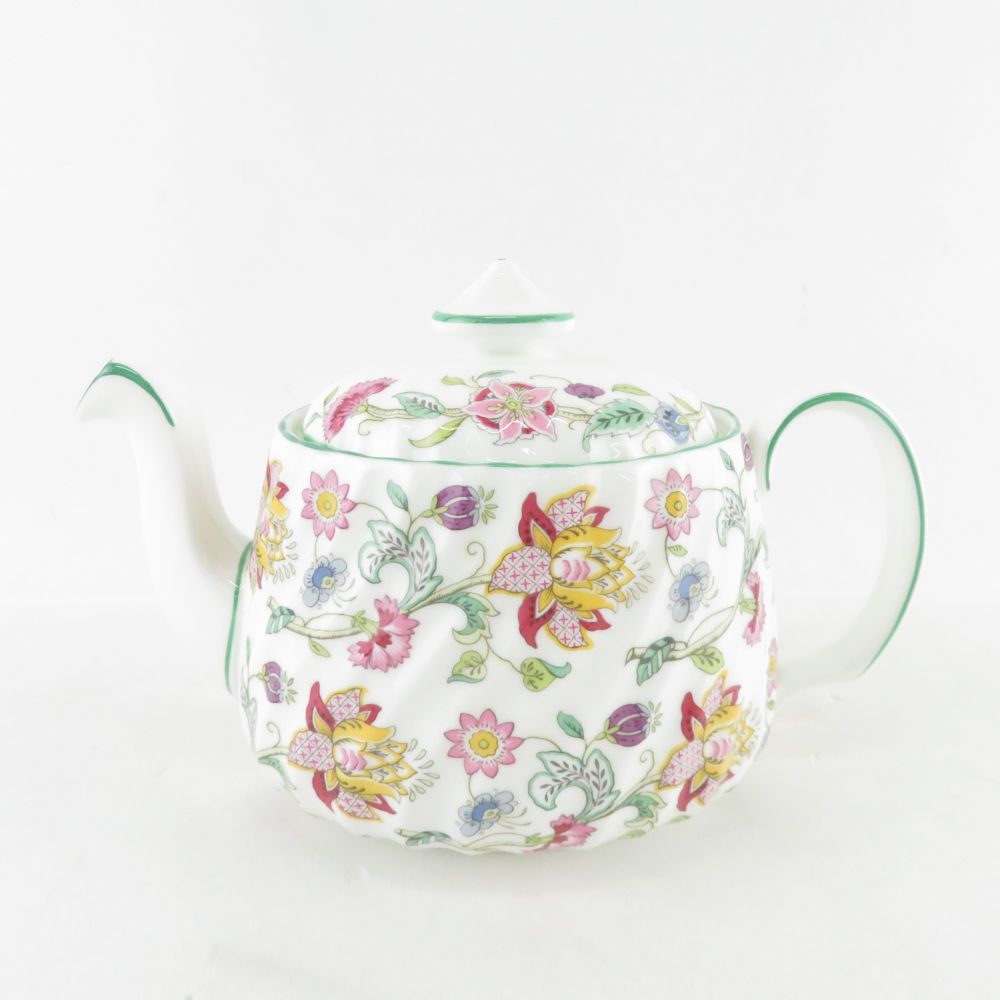 美品 MINTON ミントン ハドンホール ティーポット 茶器 花柄 フラワー 