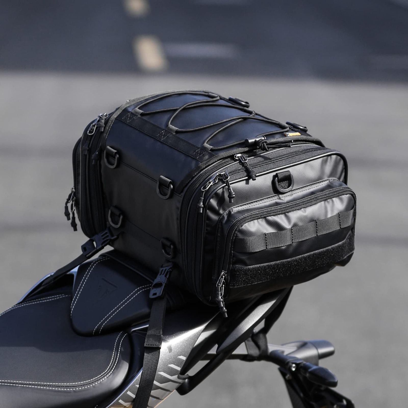 Rhinowalk バイク用シートバッグ 12L-18L容量可変 拡張機能あり Rhinowalk バイク用シートバッグ 12L-18L容量可変 拡張機能あり