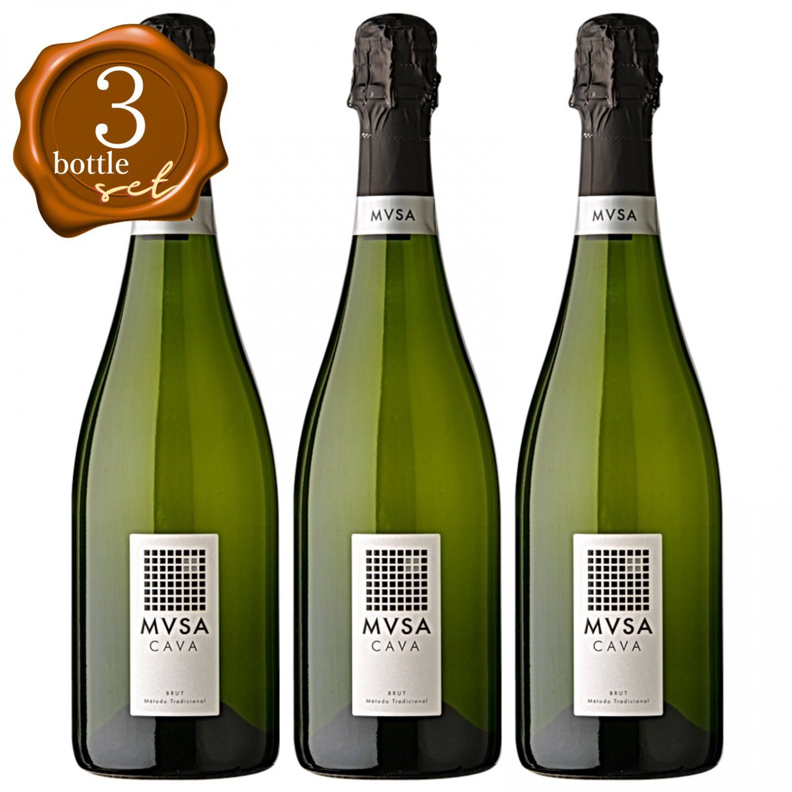 [3本セット] ムッサ ブリュット ヴァルフォルモサ カヴァ 白 750ml×3本セット スパークリングワイン ヴァルフォルモッサ