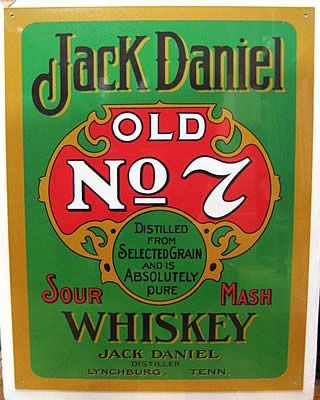 ブリキ看板 ジャックダニエル インテリア メタルサインプレート Jack