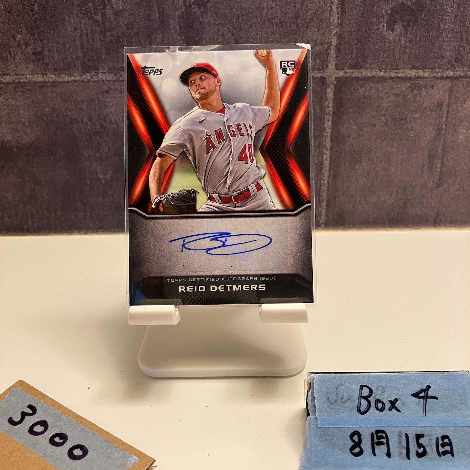 Reid Detmers  RC  直筆サイン 2022 Topps Japan Edition REID DETMERS 直筆サイン LOS ANGELES