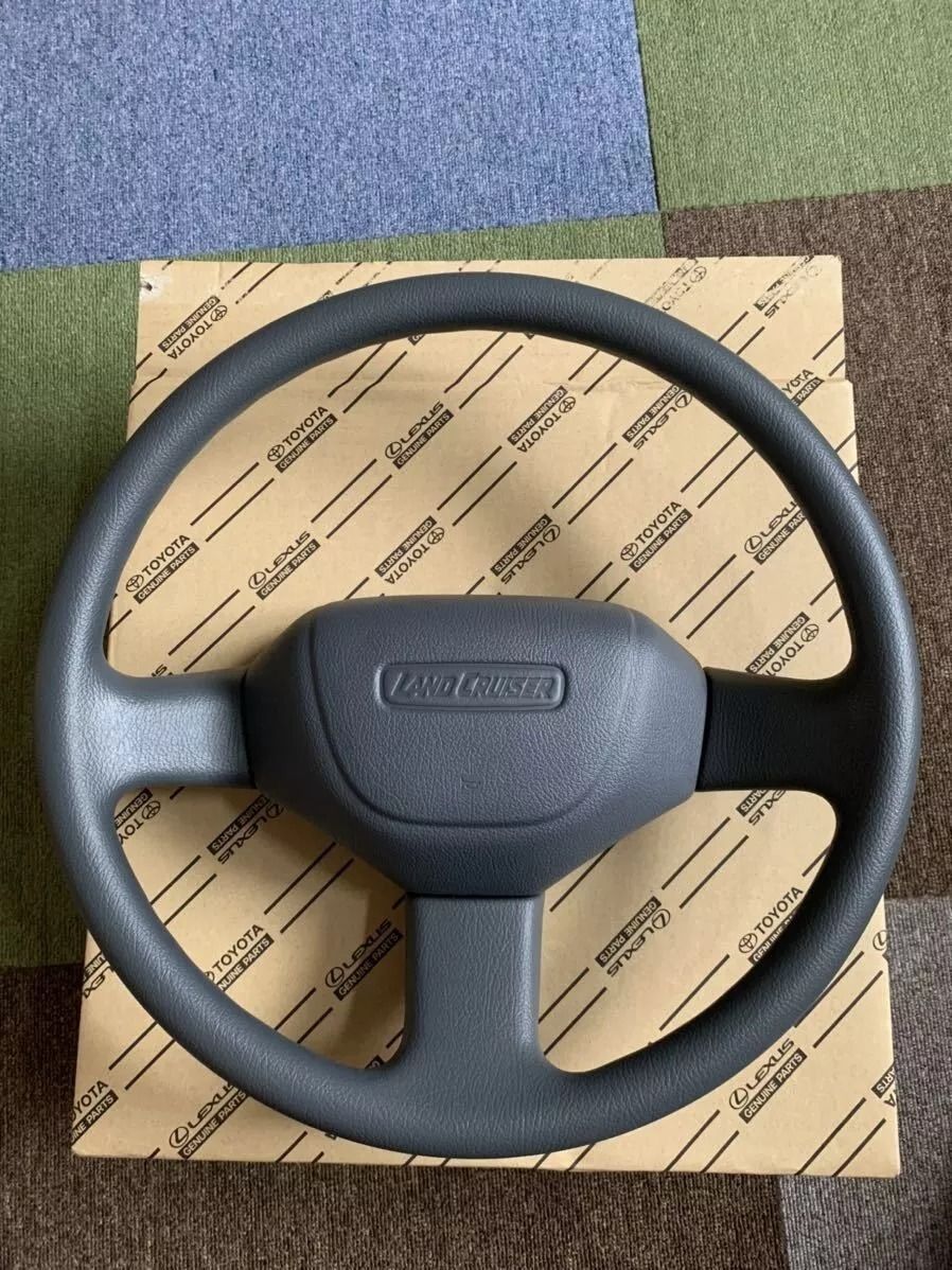 新品 トヨタ純正 70 ランドクルーザー プラド ステアリング ホイール ホーン ハンドル Toyota LANDCRUISER Steering  Wheel Horn Button Set - メルカリ