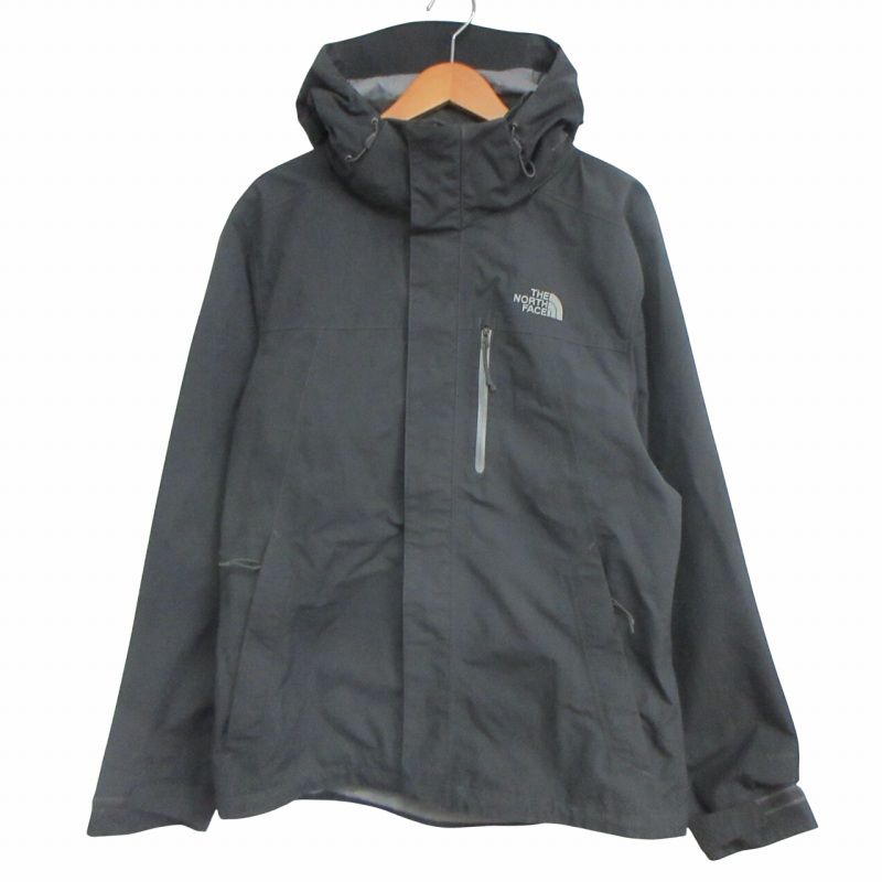 ザノースフェイス THE NORTH FACE マウンテンパーカー ナイロンジャケット DRYVENT搭載 撥水 フード着脱 アウトドア 黒 ブラック M NF0A33PT IBO66