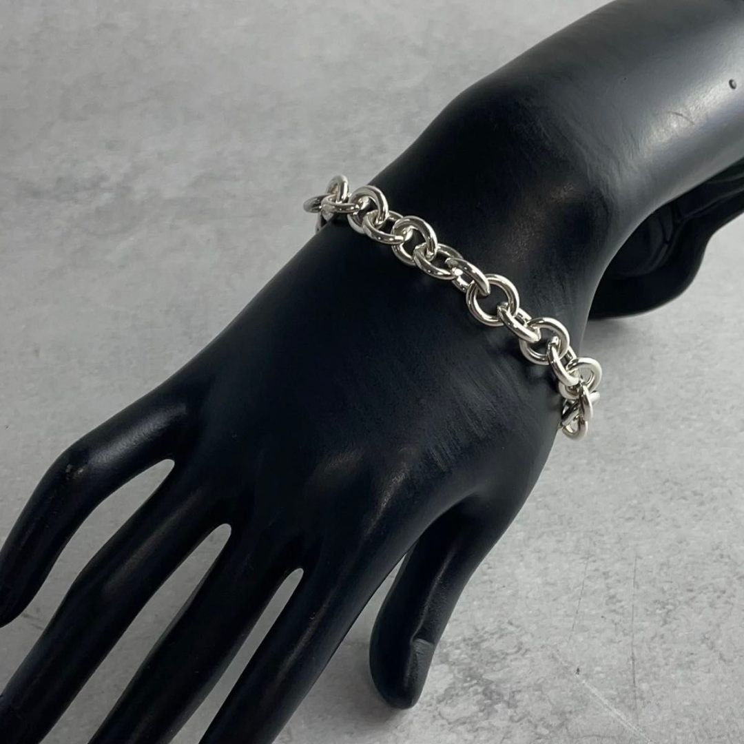 ティファニー オーバル ドーナツ リンク チェーン ブレスレット VB11fe