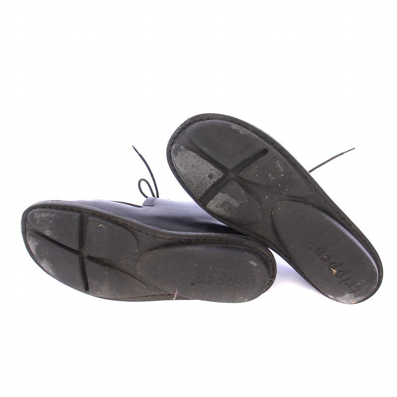 トリッペン trippen レースアップシューズ ローヒール レザー 37 黒