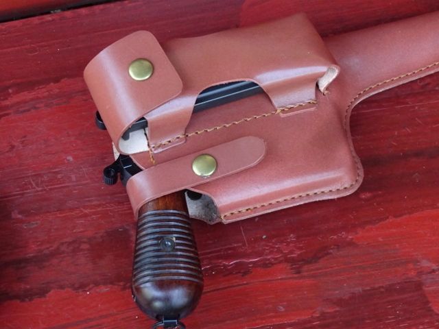 レア 貴重品！ モーゼルM712用 ショルダーストック/ホルスター 木製 美