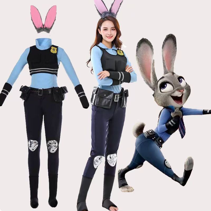 Cosplay コスプレ衣装 ジュディ?ホップス Judy Hopps 警察官服 耳付き cosplay コスプレ衣装 イベント 仮装 男性 女性 子供 こども