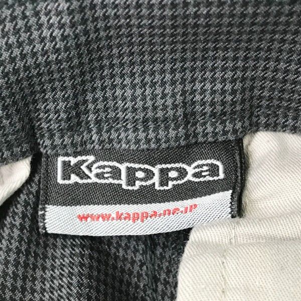 Kappa GOLF カッパゴルフ ストレッチパンツ 千鳥柄 グレー系 M [240001885791]