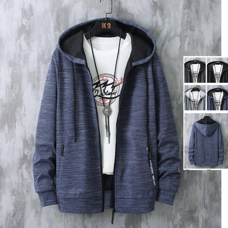 パーカー メンズ ジップ トップス ジャケット ジップアップパーカー スウェット 長袖 無地 秋 秋服#angel129169