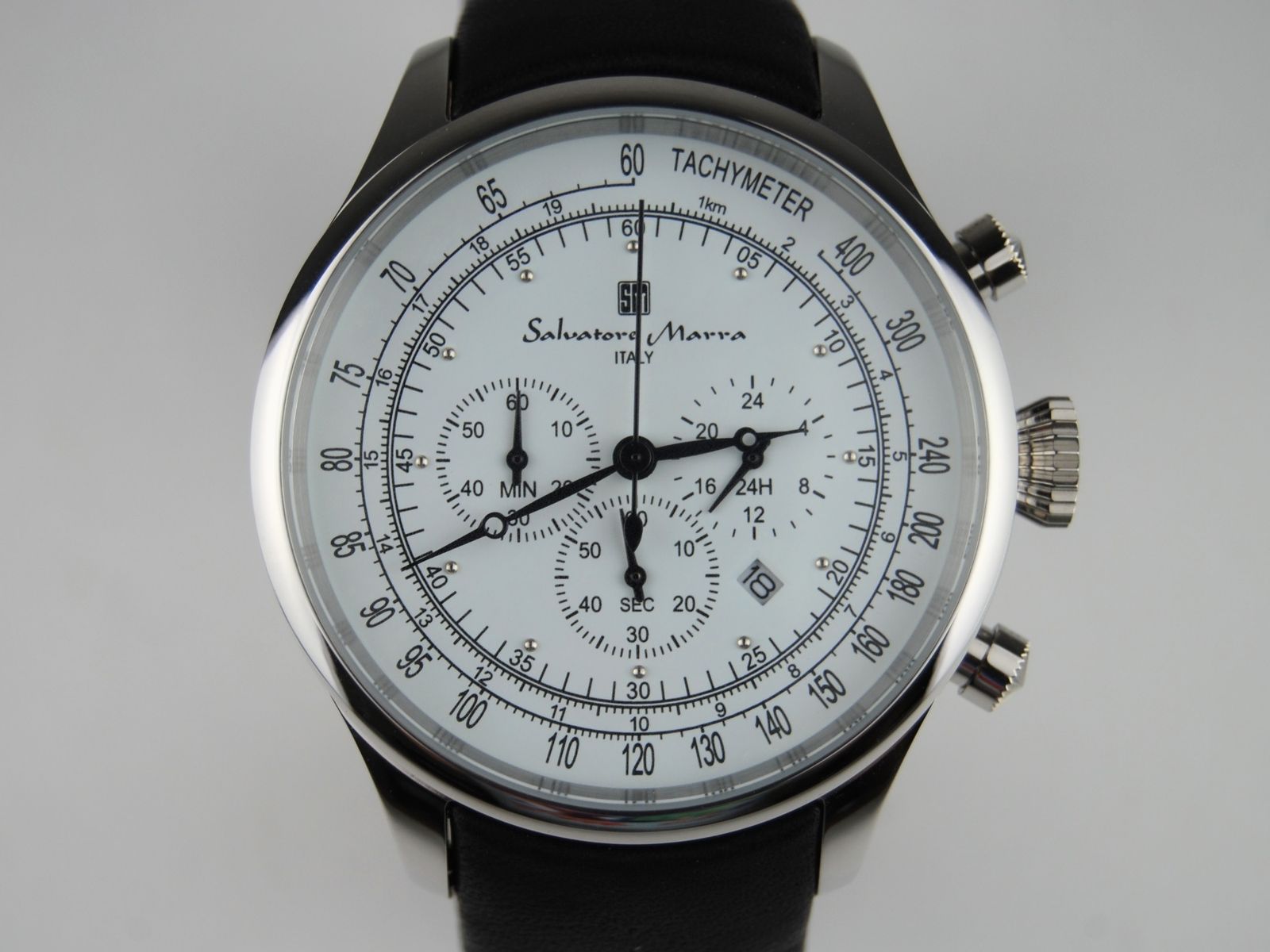 【USED/A】SalvatoreMaraサルヴァトーレマーラ■SM12127-9■クロノグラフ
