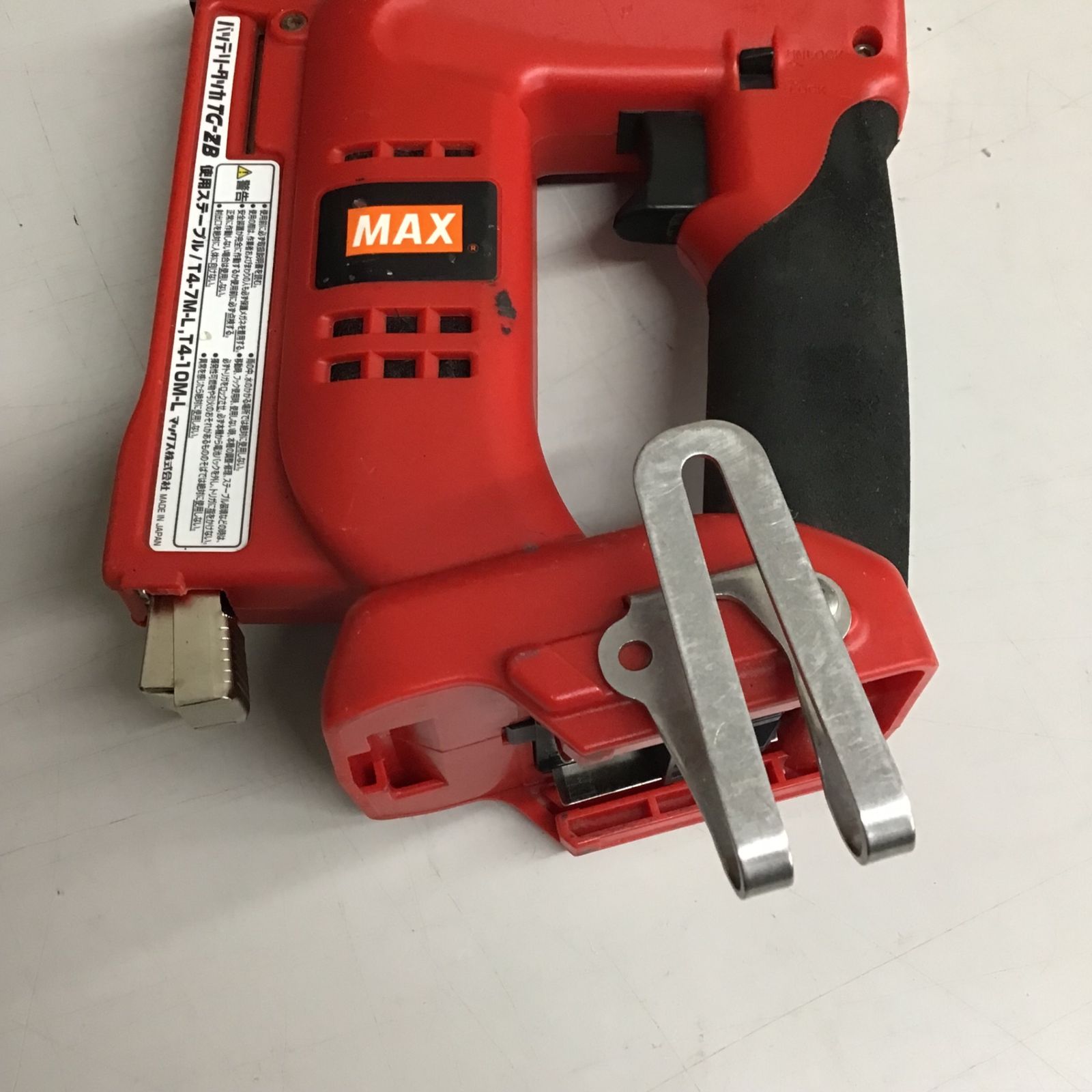 中古品】〇マックス(MAX) コードレスタッカ TG-ZB2 本体 | 充電式 