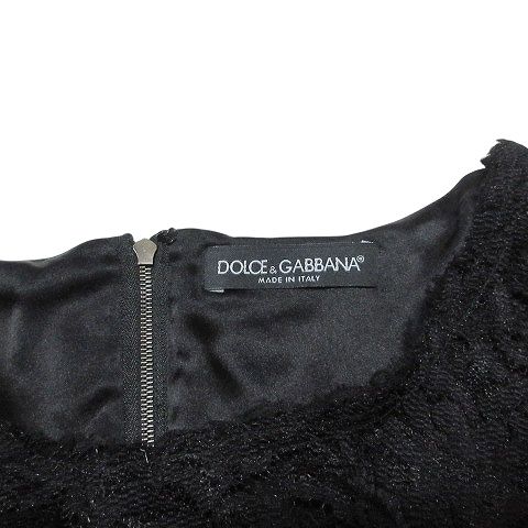 ドルチェ&ガッバーナ ドルガバ DOLCE&GABBANA ワンピース ドレス ひざ