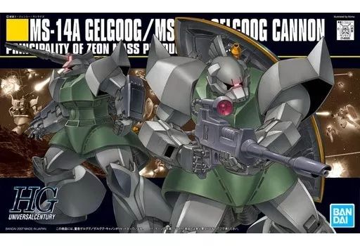[Used] Plastic Model 1/144 HGUC MS-14A/C Mass-Produced Gel Gug/Gel Gug Cannon “Mobile Suit Gundam” [5060397]